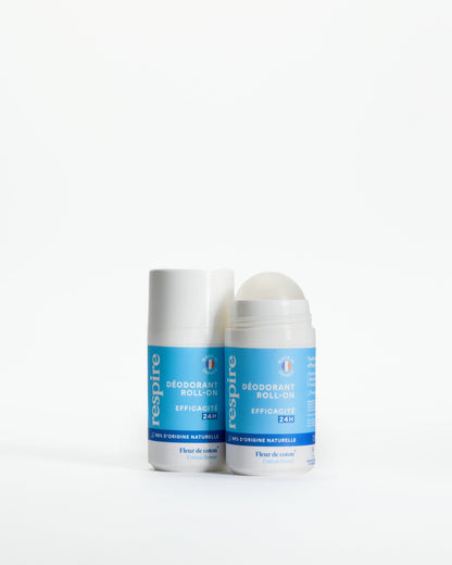Duo Déodorant roll-on Fleur de Coton
